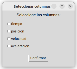 Selección de las columnas que se buscan normalizar.